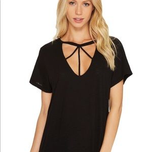 LNA Willow Strappy Short Sleeve Tee